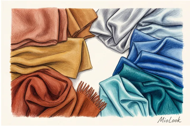 Как подобрать цвет шарфа к лицу и верхней одежде - 9