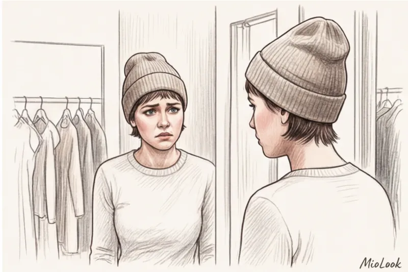 Головные уборы для коротких стрижек: что носить зимой и осенью - 9