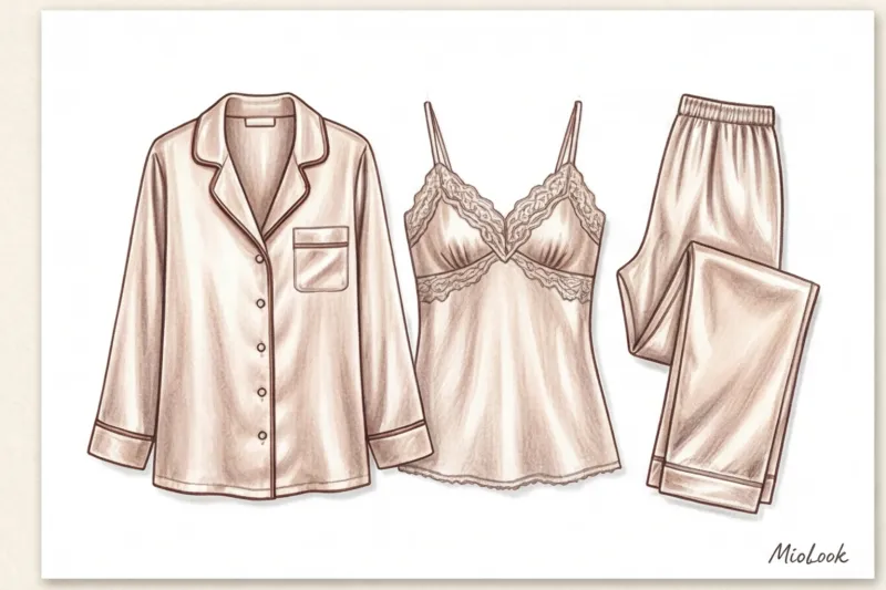 Шелковые пижамы и кимоно: эстетика и роскошь в домашней одежде - 4