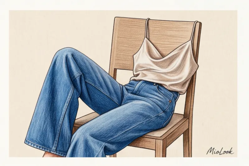 Secrets: How to create an evening look with jeans