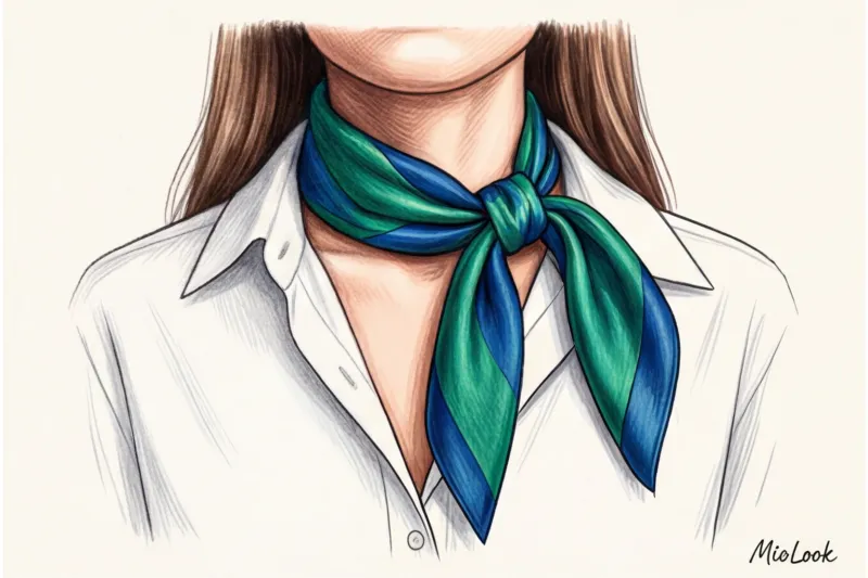Искусство носить платки и шарфы: способы завязывания и интеграция в образ - 2