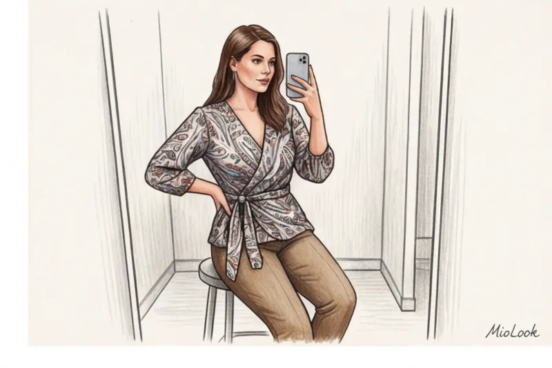 Геометрия стройности: какие принты и цвета визуально уменьшают объемы - 7