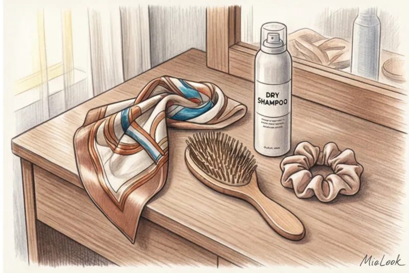 Платок в волосах: стильные идеи и способы вплетения в прическу - 6