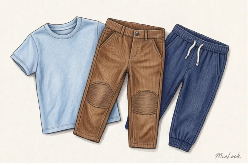 A comfortable capsule wardrobe for a boy for every day
