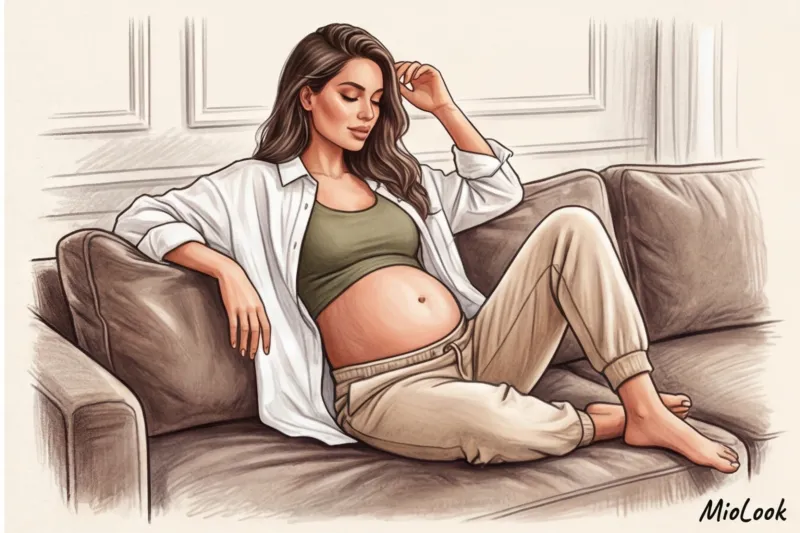 Обычная домашняя одежда во время беременности: ревизия полок - 6