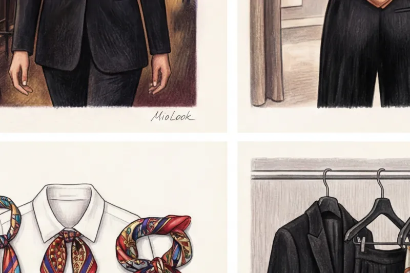 Шелковый платок как вечерний аксессуар: на шею, сумку или вместо топа - 5