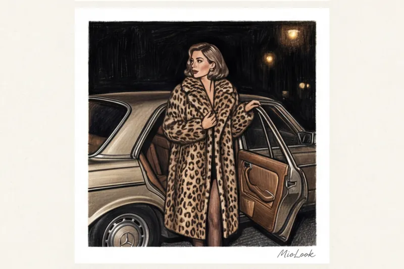 Вечерние образы в стиле Mob Wife: кружево, кожа и шелковые комбинации - 5