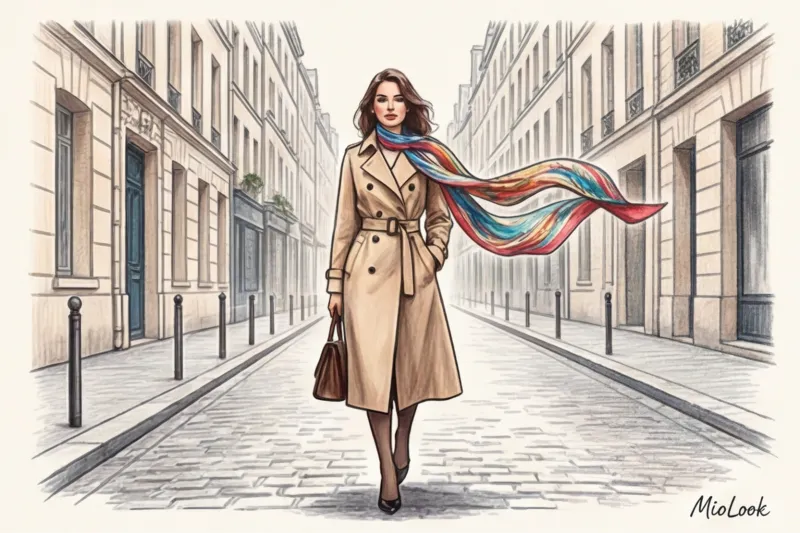 Искусство носить платки и шарфы: способы завязывания и интеграция в образ - 1