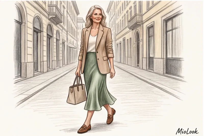 Юбки для женщин старше 50 лет: актуальные фасоны и правильная длина - 7