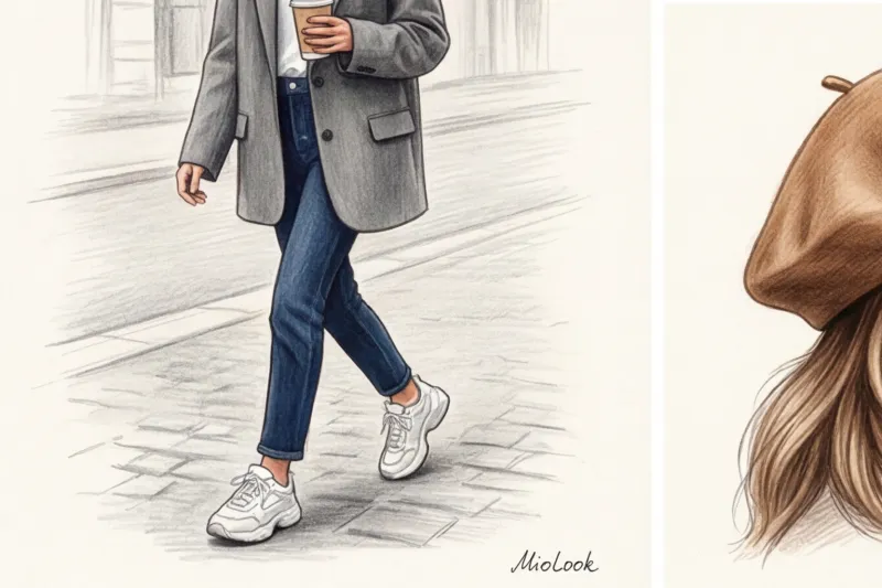 Как правильно носить женский берет: французский шик в повседневных образах - 7