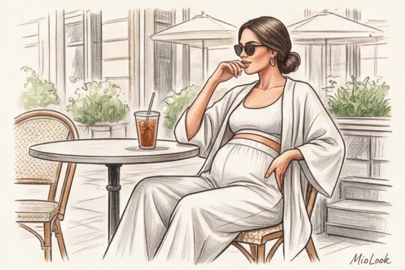 Летние образы для беременных: как спасаться от жары стильно - 5