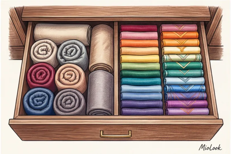 Искусство носить платки и шарфы: способы завязывания и интеграция в образ - 8