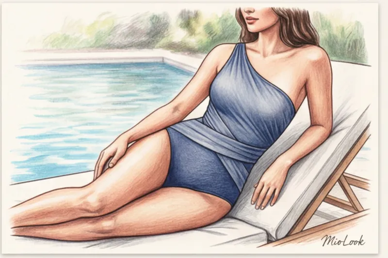 Как выбрать купальник, который скрывает живот и корректирует фигуру - 9