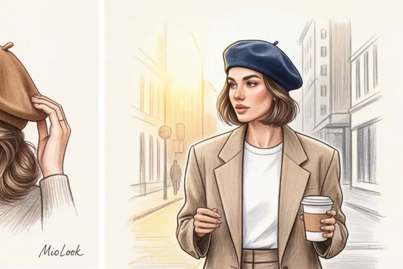 Как носить женский берет: создаем стильные образы без налета ретро - 3