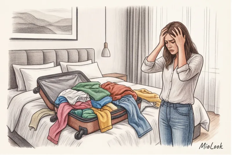 A wardrobe for a seaside vacation: packing without unnecessary items