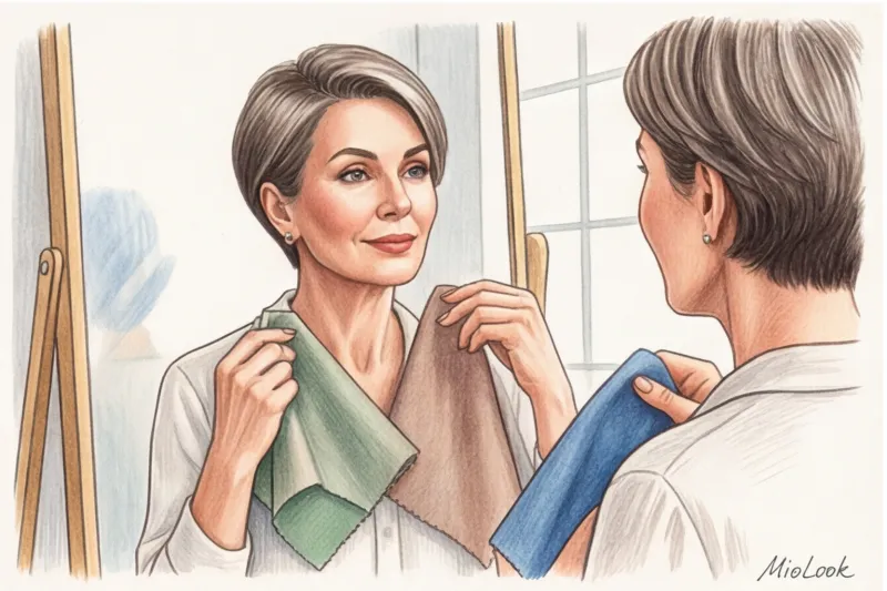 Благородная палитра: лучшие омолаживающие цвета в одежде для женщин 50+ - 7