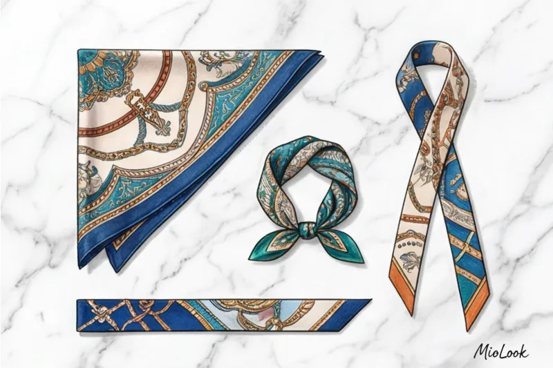 Искусство носить платки и шарфы: способы завязывания и интеграция в образ - 3