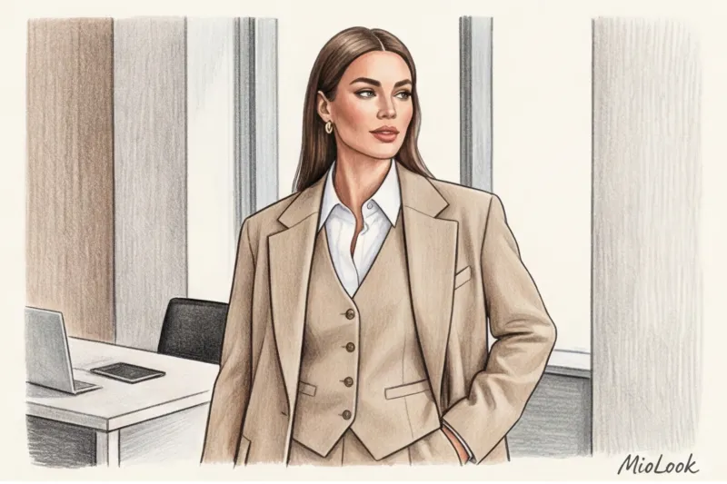 Многослойные луки с белой рубашкой: от строгого офиса до расслабленного кэжуал - 2