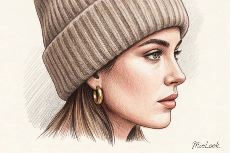 Шапка-бини: с чем носить самый базовый головной убор осенью и зимой - 7