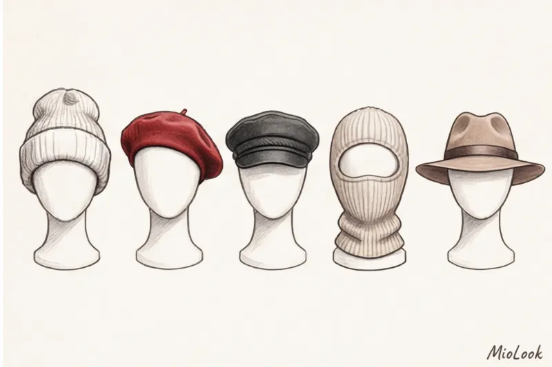 Головные уборы для коротких стрижек: что носить зимой и осенью - 6