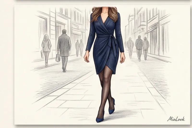 Сложный выбор: черные или телесные колготки? Правила сочетания с обувью - 4