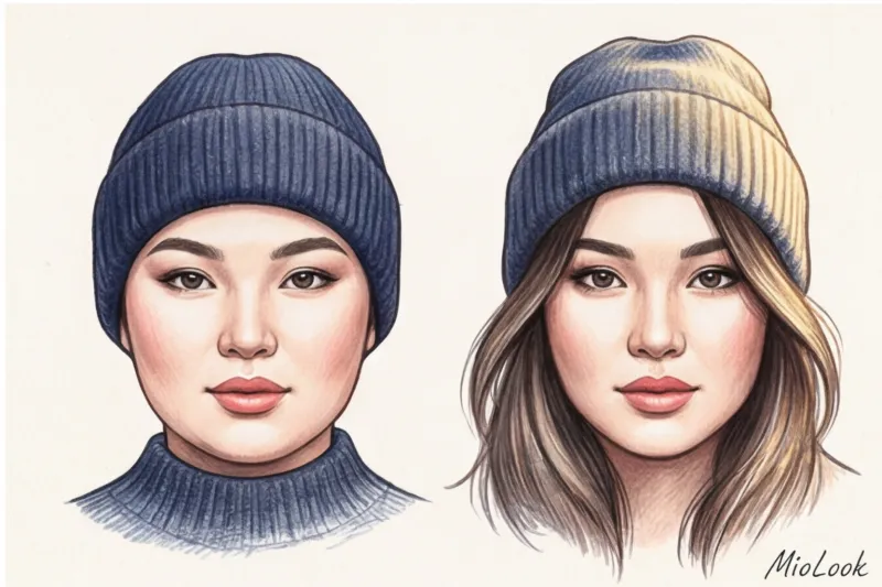 Как подобрать шапку по форме лица: идеальные модели для круглого, овального и квадратного лица - 9