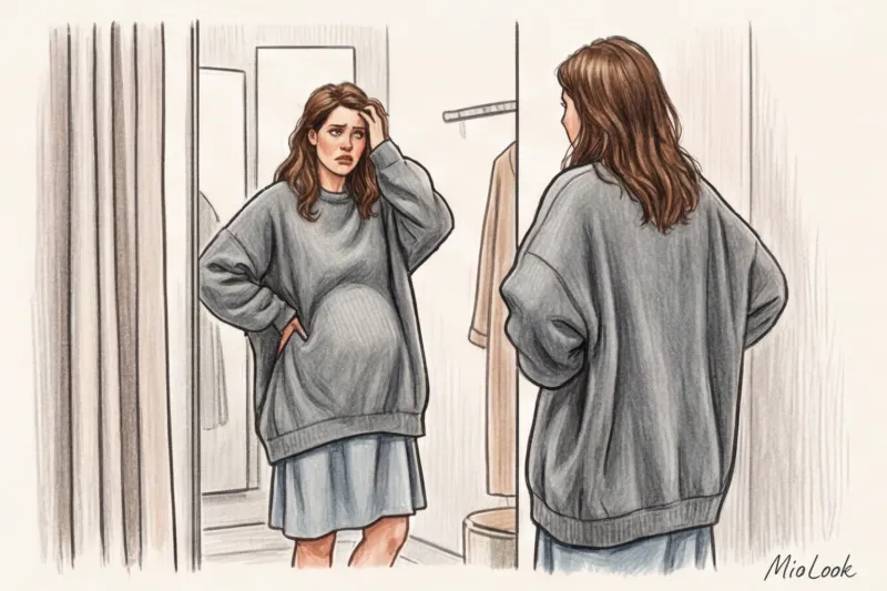 Правила умной многослойности: стилизуем облегающую добеременную одежду - 5