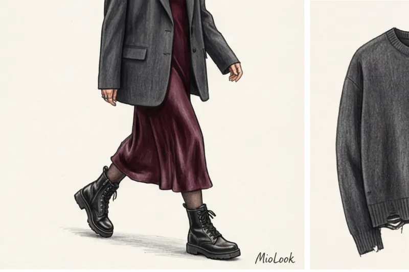 Как носить стиль гранж после 30: адаптация бунтарской эстетики для взрослого гардероба - 7