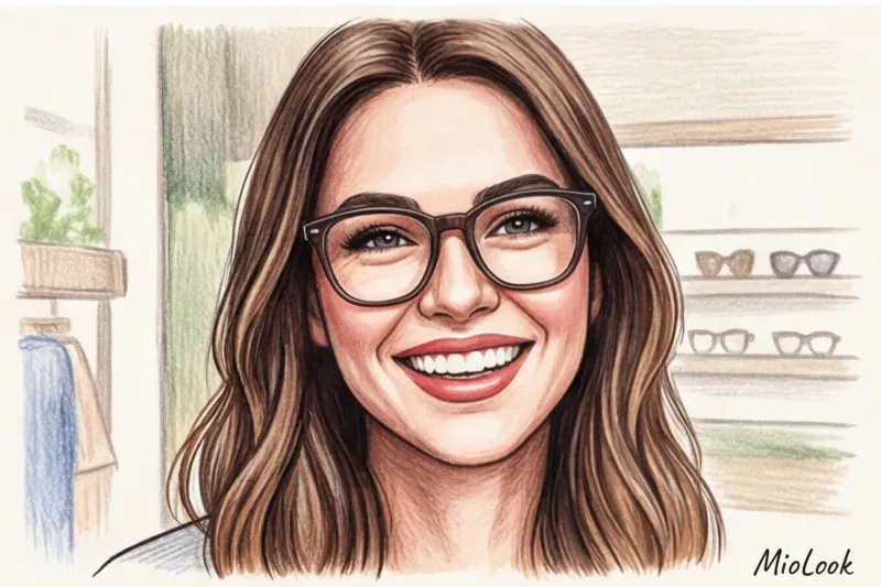 Лицо сердечком (перевернутый треугольник): секреты выбора очков и аксессуаров - 8