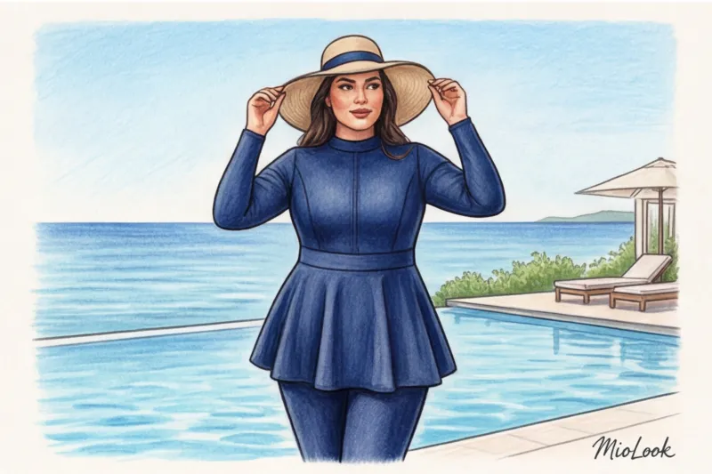 Буркини size-plus: как подобрать закрытый купальник для полной фигуры - 8