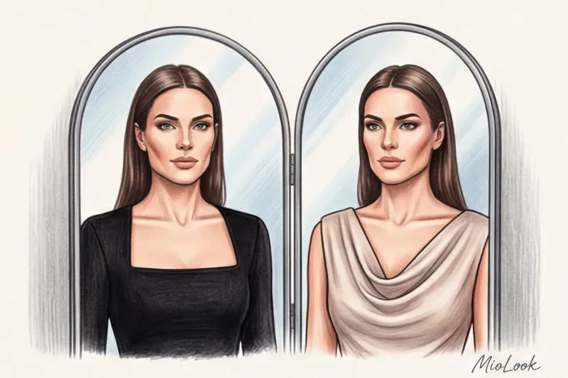 Как выбрать форму декольте и вырез одежды по типу лица - 2