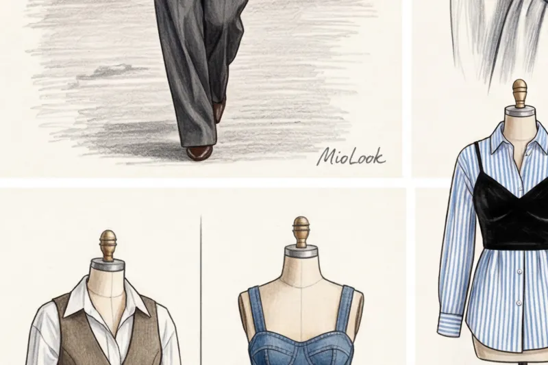 Топы, бра и корсеты поверх одежды: тренд на нестандартную многослойность - 4