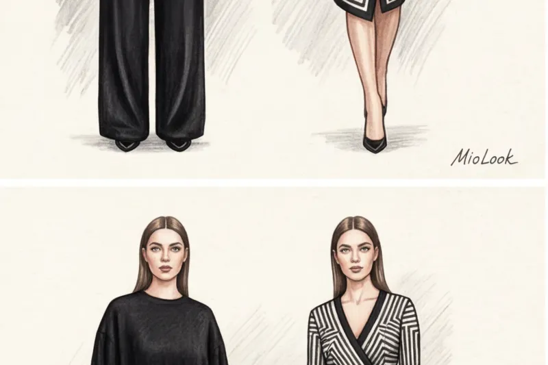 Визуальная коррекция фигуры с помощью принтов и фактур - 4