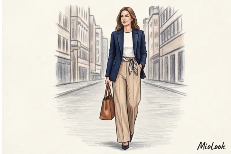 Платок вместо ремня: как стильно носить аксессуар с джинсами и брюками - 6