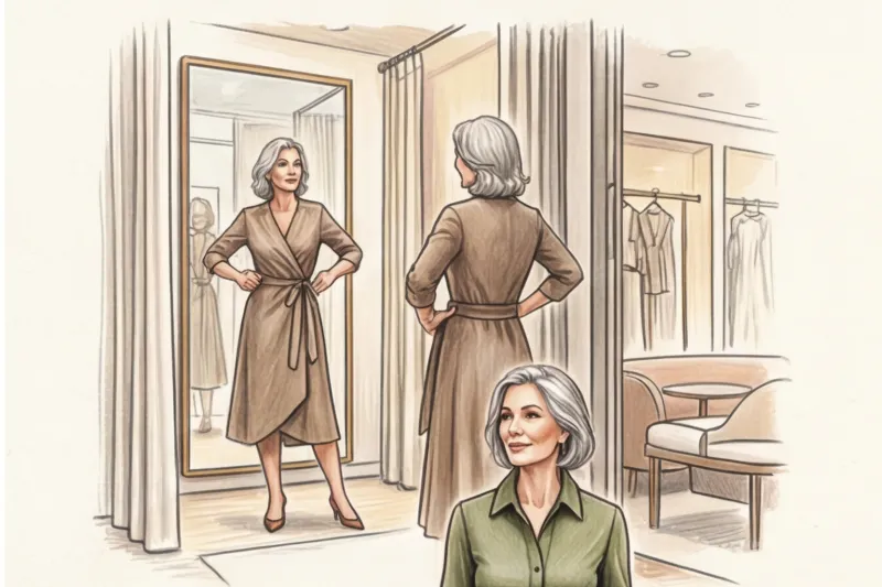 Фасоны платьев для женщин 50 лет: как скрыть недостатки и подчеркнуть статус - 6