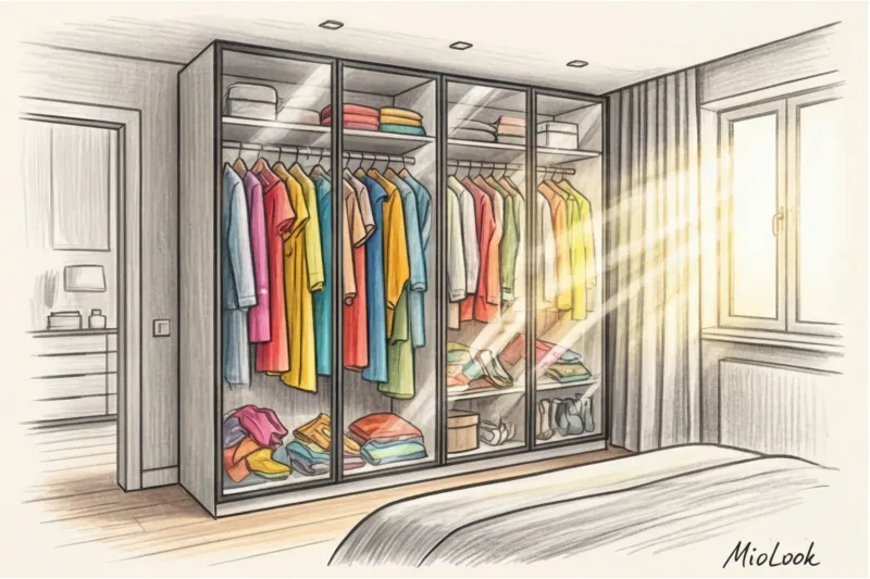 Гардеробная в спальне: способы зонирования и планировки - 7