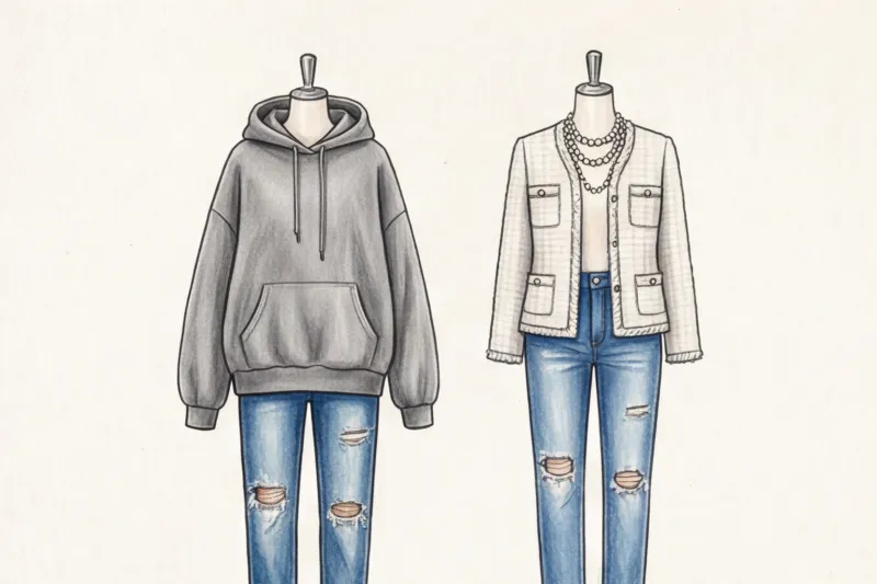 Рваные джинсы в элегантном гардеробе: как носить деним с потертостями и выглядеть дорого - 5