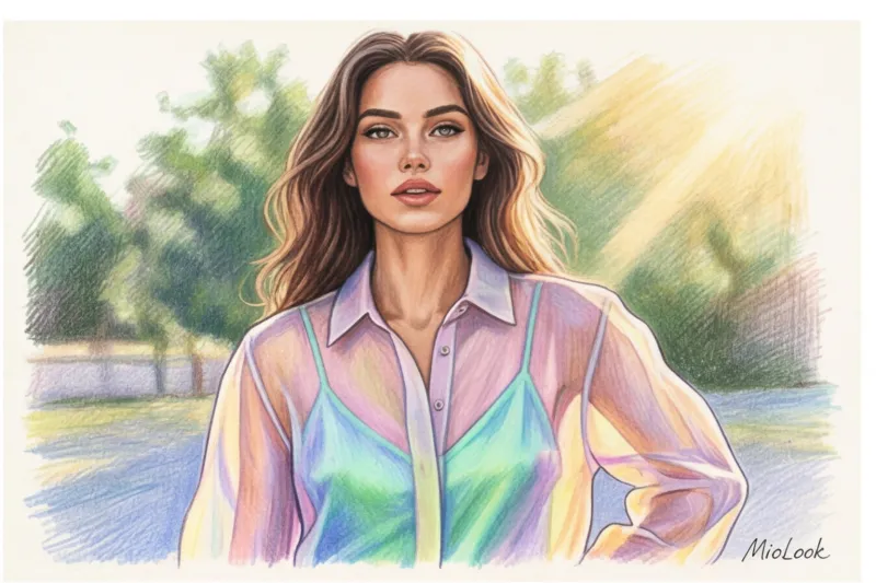 Многослойность летом: дышащие ткани и легкие накидки для стильных образов в жару - 3