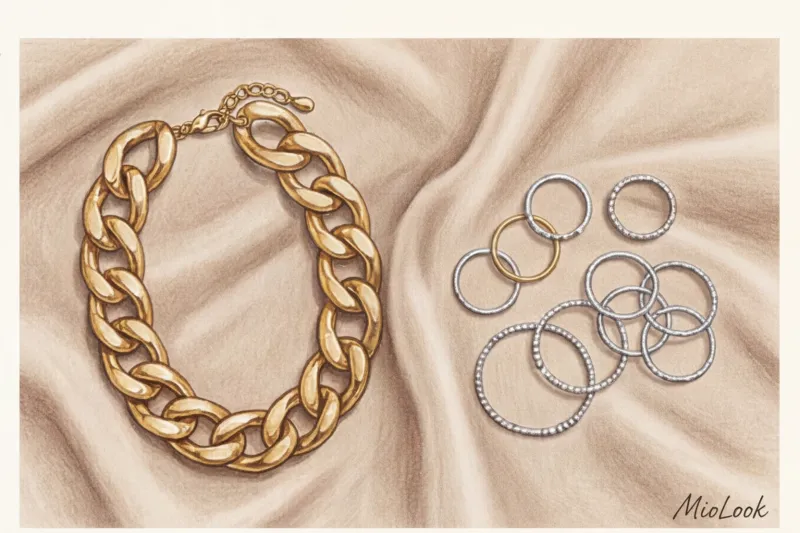 Сколько украшений можно носить одновременно: правило золотой середины - 2