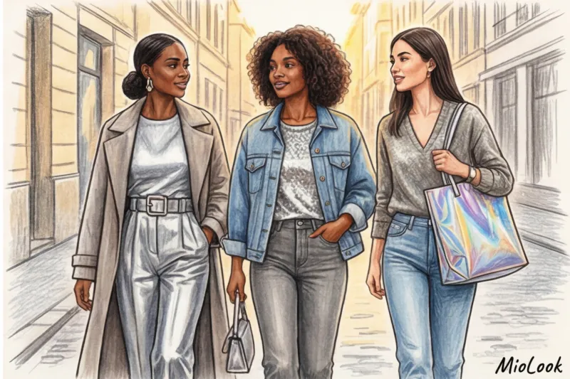 Пайетки и металлик на каждый день: как носить блестящие фактуры днем - 6