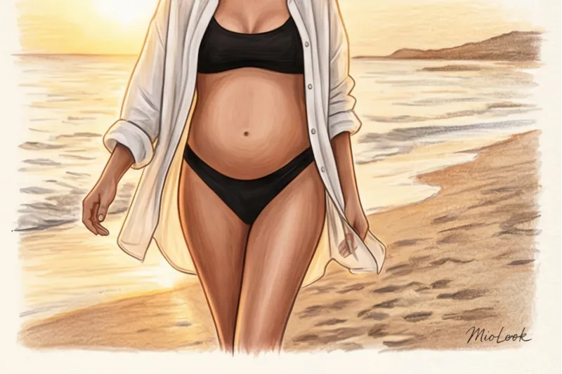 Что надеть на беременную фотосессию: лучшие идеи образов - 7