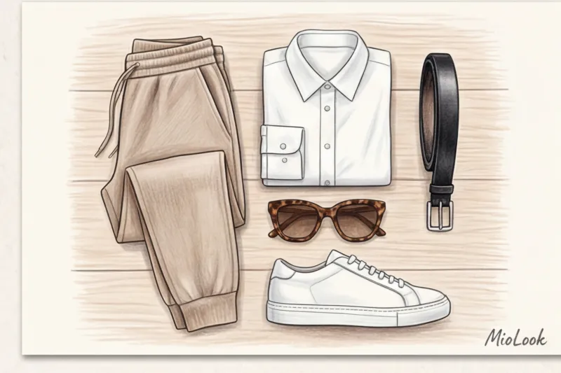 С чем носить женские джоггеры и спортивные штаны на каждый день - 7