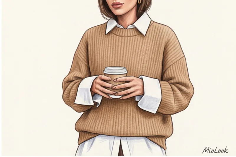 Многослойные луки с белой рубашкой: от строгого офиса до расслабленного кэжуал - 3