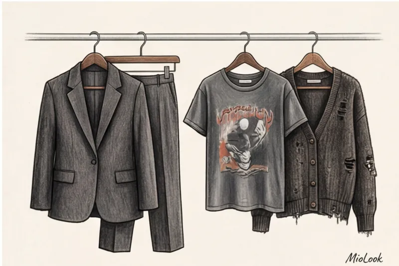 Как собрать гранж-капсулу с помощью ИИ: виртуальная примерка бунтарских образов - 9