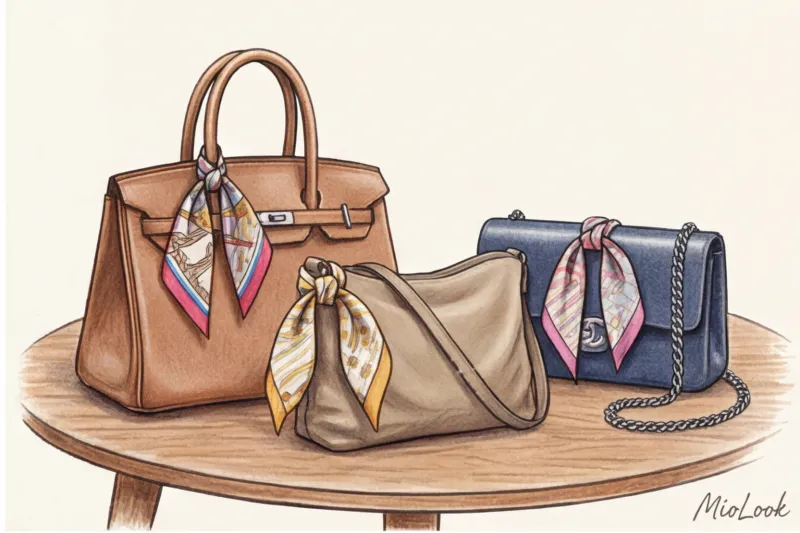 Как украсить сумку платком: пошаговая инструкция - 3