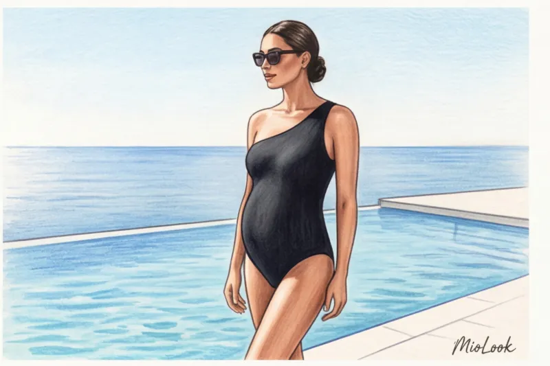 Пляжная мода для беременных: выбираем идеальный купальник - 9