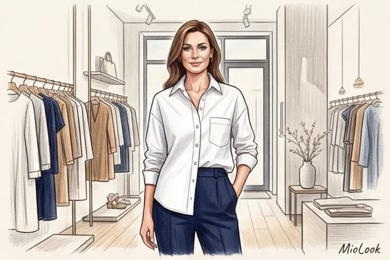 Блузки, рубашки и топы для фигуры с животиком: правила выбора - 2