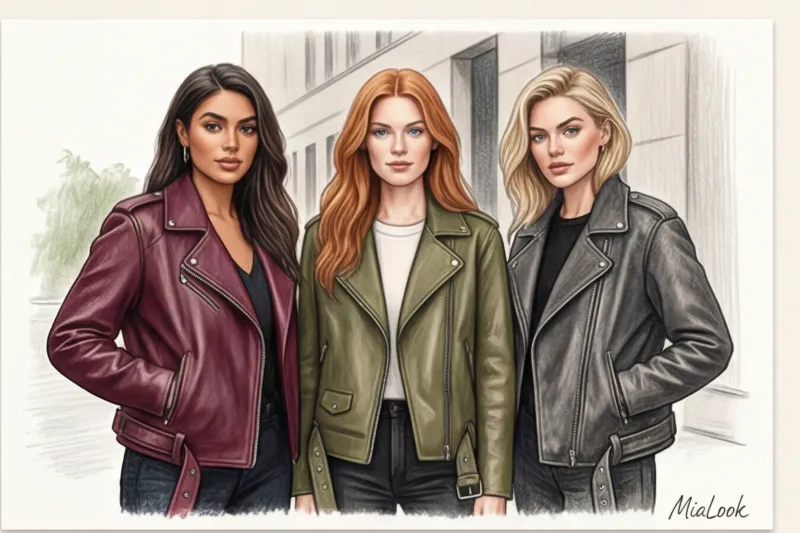 Кожаная куртка-косуха: как создавать нескучные многослойные аутфиты - 3