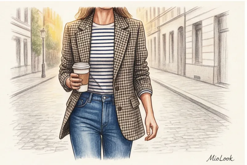 Классические принты в одежде: клетка, полоска и горох вне времени - 7