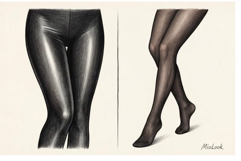 Черные капроновые колготки: когда они уместны и с чем их носить - 9